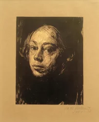 Käthe Kollwitz / Autoritratto 1901