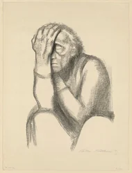 Donna pensierosa (Disperazione) (2º stato)