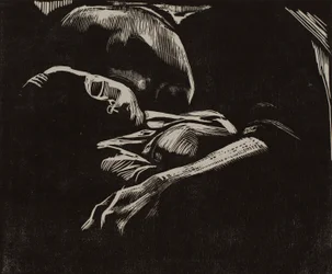 Donna Dormiente con Bambino