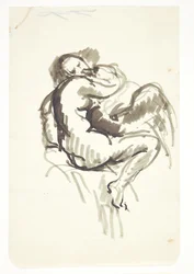 Studio per "Leda con il cigno"