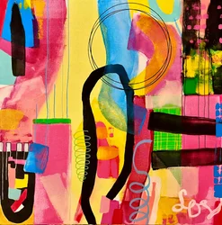 Forme astratte colorate