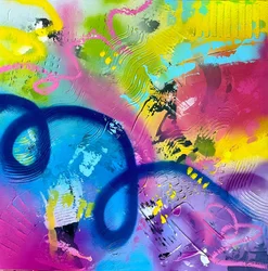 Vortici astratti dai colori vivaci