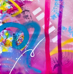 Un tocco vivace di arte di strada