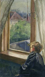Donna alla finestra