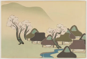 Fiori di Cento Mondi (Momoyogusa): Villaggio Agricolo in Primavera (Harudenka)