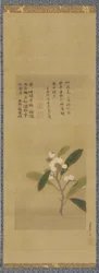 Un ramo di nespole, periodo Edo