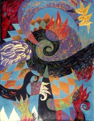 Fantasia a spirale astratta
