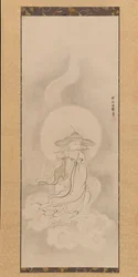Jizo Bosatsu che suona un flauto, metà del XVII secolo
