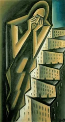 Donna sopra la città, ca 1917-1920