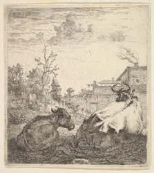 La mucca e il vitello