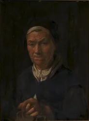 Ritratto di una vecchia, moglie di Christian Jacobsen Drakenberg, nata Bagge (?)