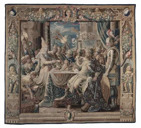 Cleopatra intrattiene Antonio