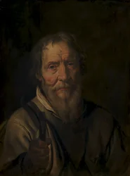 Ritratto di un vecchio. Christian Jacobsen Drakenberg