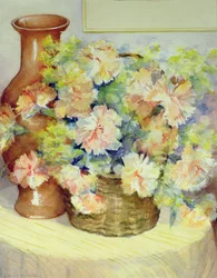 Fiori in un cesto
