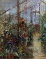 La serra, 2000 (pastello su carta)