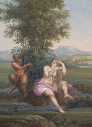Ninfa di ruscello e fauno