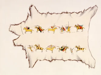Vestaglia di bufalo Hidatsa