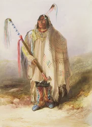 Pehriska-Ruhpa, guerriero Hidatsa