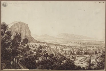 «Veduta della valle di Partinico in Sicilia»