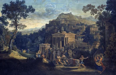 Città antica su una montagna