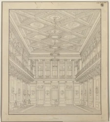 Berlino. Schauspielhaus sul Gendarmenmarkt, sala da concerto