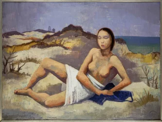 Ragazza tra le dune