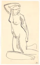 Modello inginocchiato