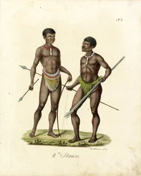 Guerrieri africani (stampa)