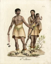 Popolazioni indigene del Sud America (stampa)