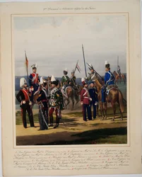 La 2ª Divisione Cavalleria della Guardia, 1867