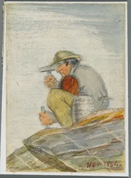 Lavoratore della pietra, 1864
