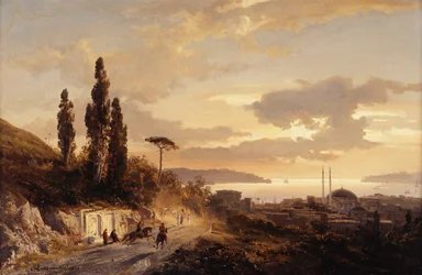 Una Vista di Costantinopoli e del Bosforo dal Lato Asiatico, 1864