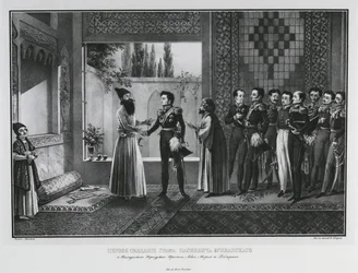 Primo incontro del conte Ivan Paskevich con Abbas Mirza, 1828