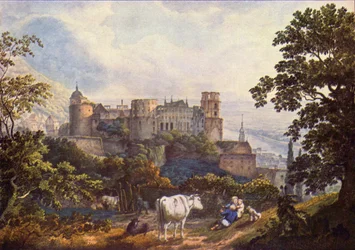 Tedesco: Castello di Heidelberg Castello di Heidelberg