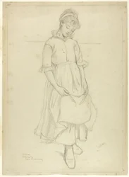 Ragazza in piedi