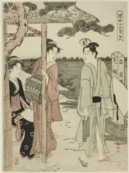 Cavallo, dalla serie "Dodici ore del mondo fluttuante (Ukiyo juni shi)"