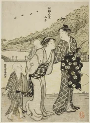 Stagno di Shinobazu, dalla serie "Otto vedute di Edo (Koto hakkei)"