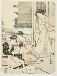 Il Sesto Mese (Rokugatsu), dalla serie "Costumi Popolari dei Dodici Mesi (Fuzoku juni ko)"