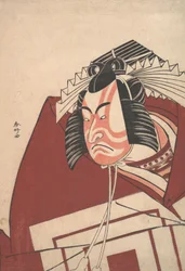 Ichikawa Danjuro V in una Performance di Shibaraku, ca. 1789