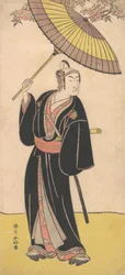 Ichikawa Monosuke III nel Ruolo di Otokodate Sukeroku, ca. 1786