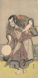 Il primo Nakamura Nakazo come samurai, ca. 1780