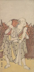 Il secondo Nakamura Sukegoro come un vecchio