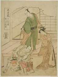 Atto VII: La casa da tè Ichiriki nella commedia Chushingura Juichidan Tsuzuki