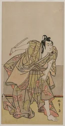 Ichikawa Monnosuke II come Soga no Goro