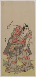 Ichikawa Yaozo II come Soga no Goro