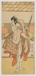 Attore Kabuki Ichikawa Danjuro V, periodo Edo