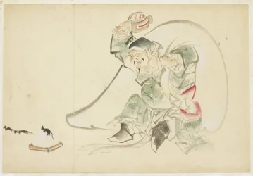 Daikoku, Dio della Felicità, con il suo magico martello