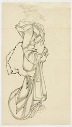 Cortigiana che cammina (studio), c.1815-1849