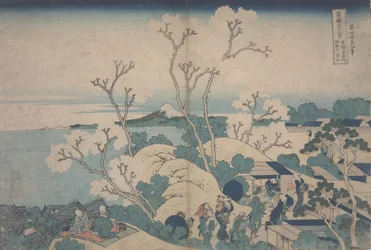 Fiori di ciliegio a Gotenyama, c.1829-33