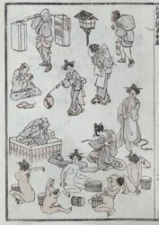 Gesti della vita quotidiana, da un Manga